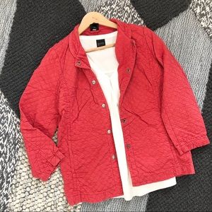 Eileen Fisher Quilted Cardigan Jacket PM